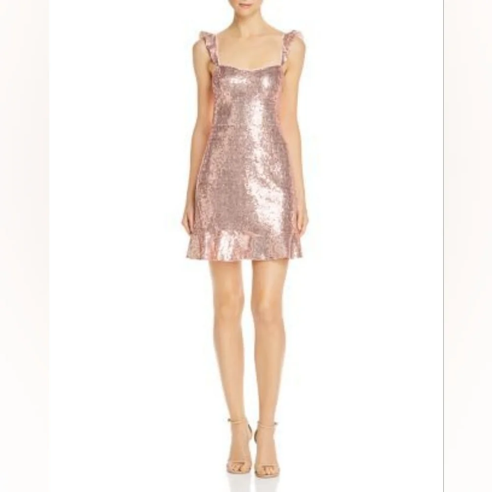 Rachel Zoe Pink Sequin Dress NWOT